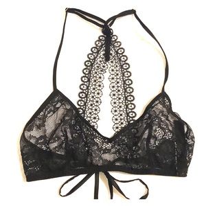 Very Sexy Black Lace Bralette